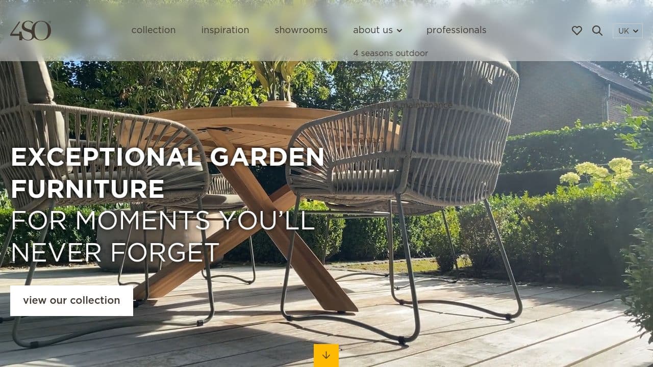 4 SEASONS 4 YOU LTD website screenshot