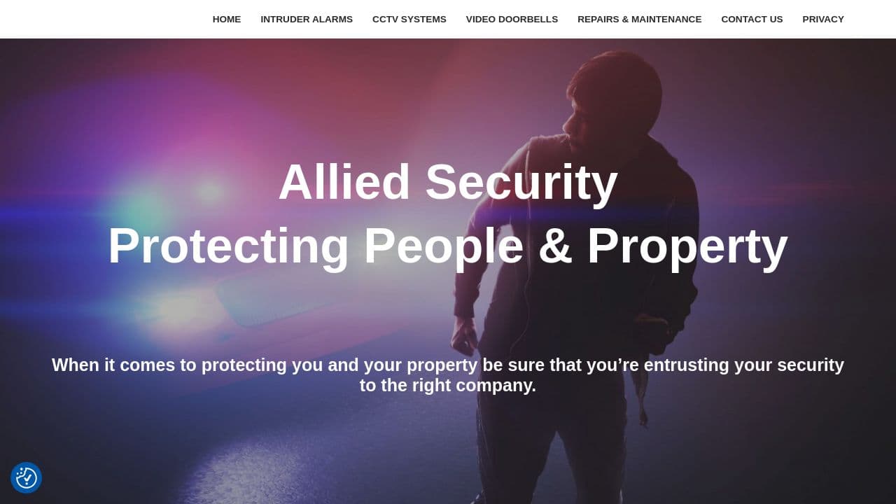 ALLIED ELECTRICAL SECURITY LIMITED website screenshot