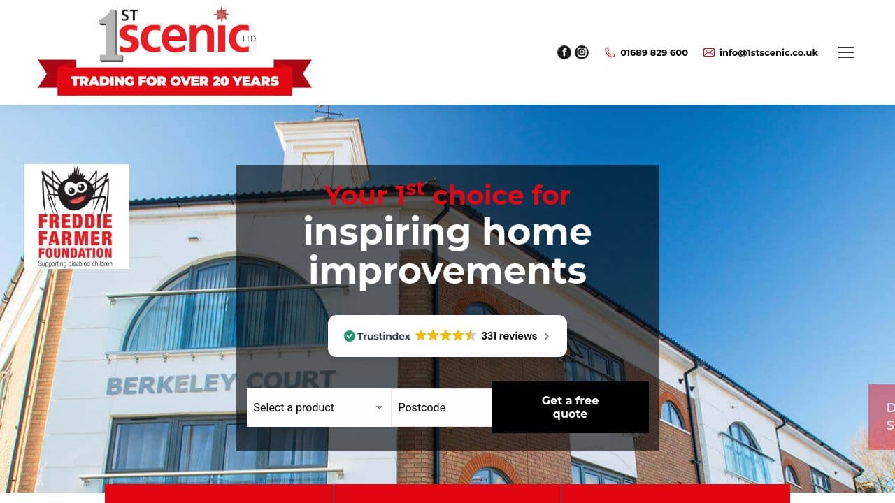 1ST SCENIC LIMITED website screenshot