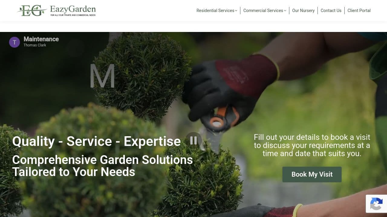 EAZY GARDEN LIMITED website screenshot