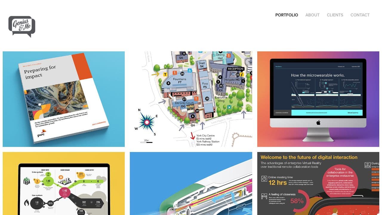 GENIUS & ME LIMITED website screenshot