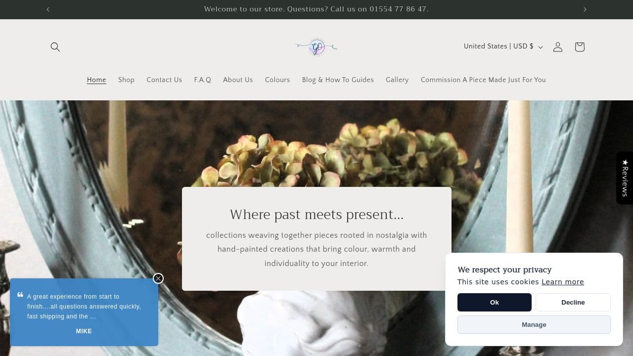 GOODWOOD ORIGINALS LTD website screenshot
