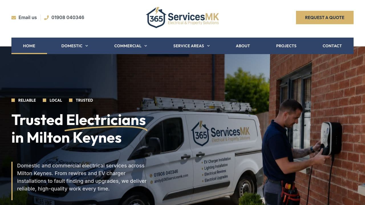 365SERVICESMK LTD website screenshot
