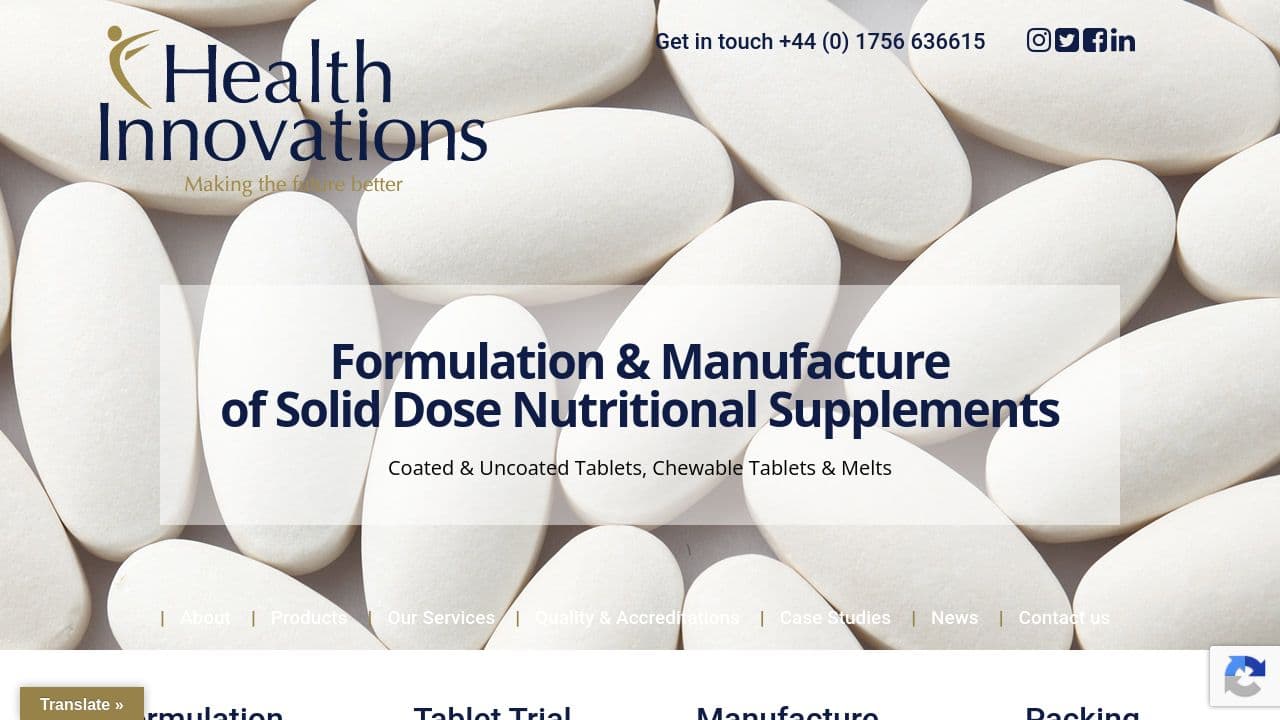BKW INNOVATIONS LIMITED website screenshot