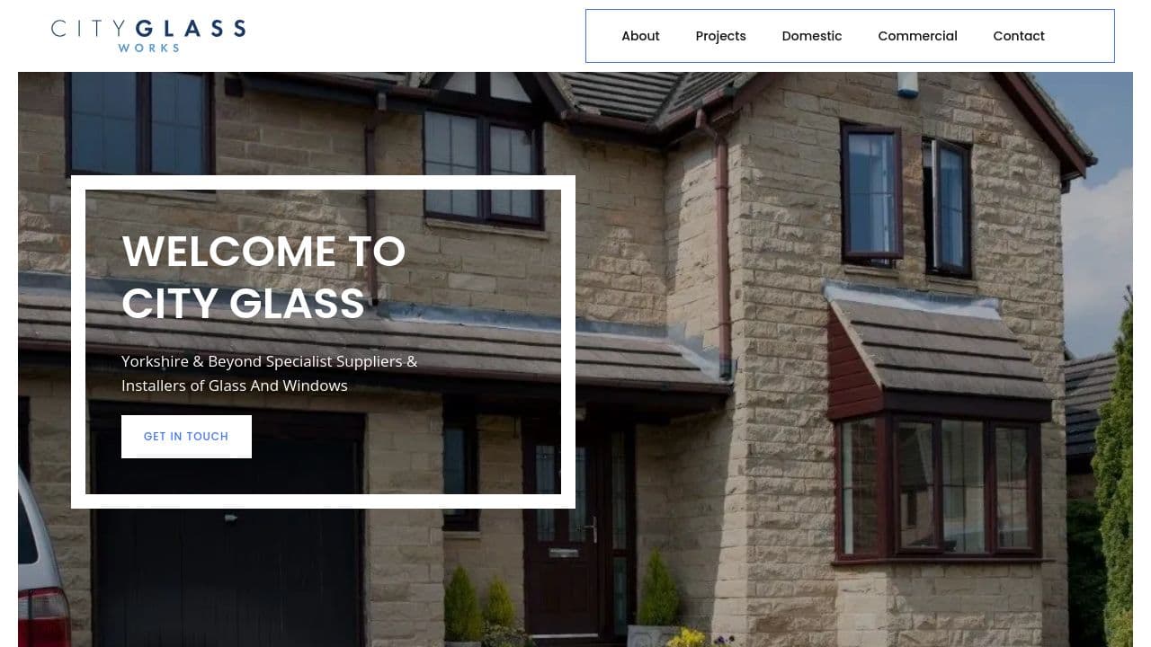 CITY GLASS WORKS LIMITED website screenshot