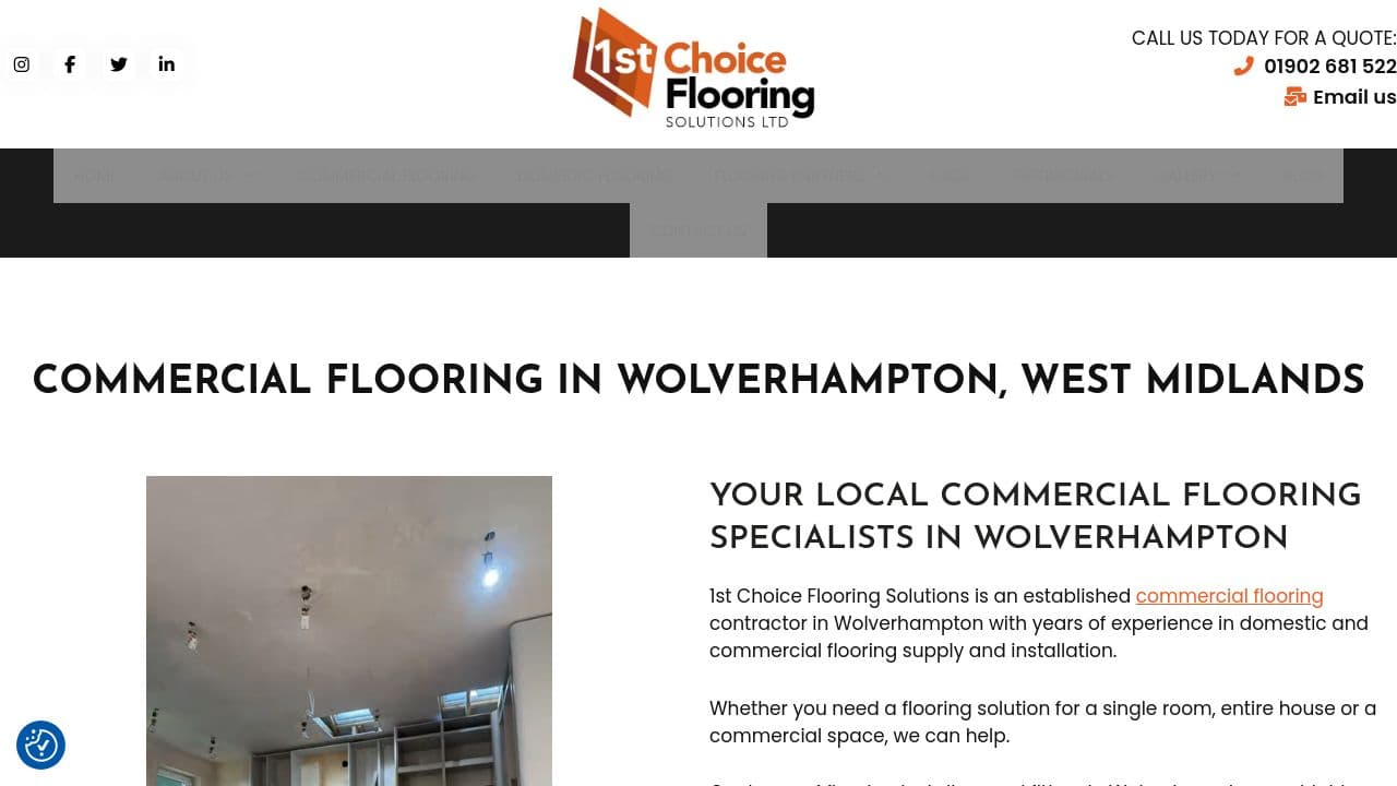 1ST CHOICE BUILDING & INSTALLATIONS LTD website screenshot