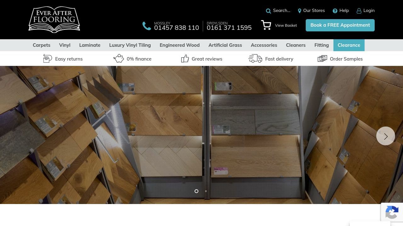 EVER AFTER FLOORING MANCHESTER LTD website screenshot
