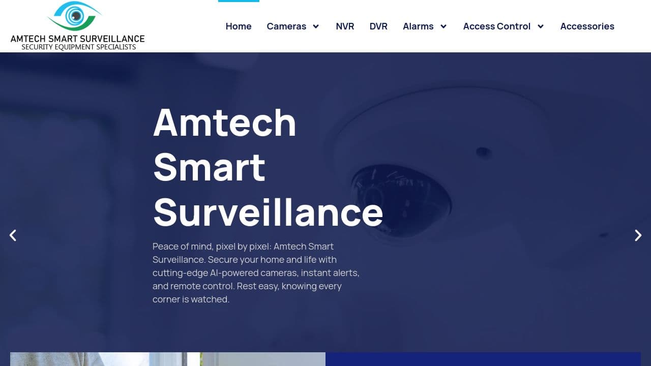 AMTECH SMART SURVEILLANCE LTD website screenshot