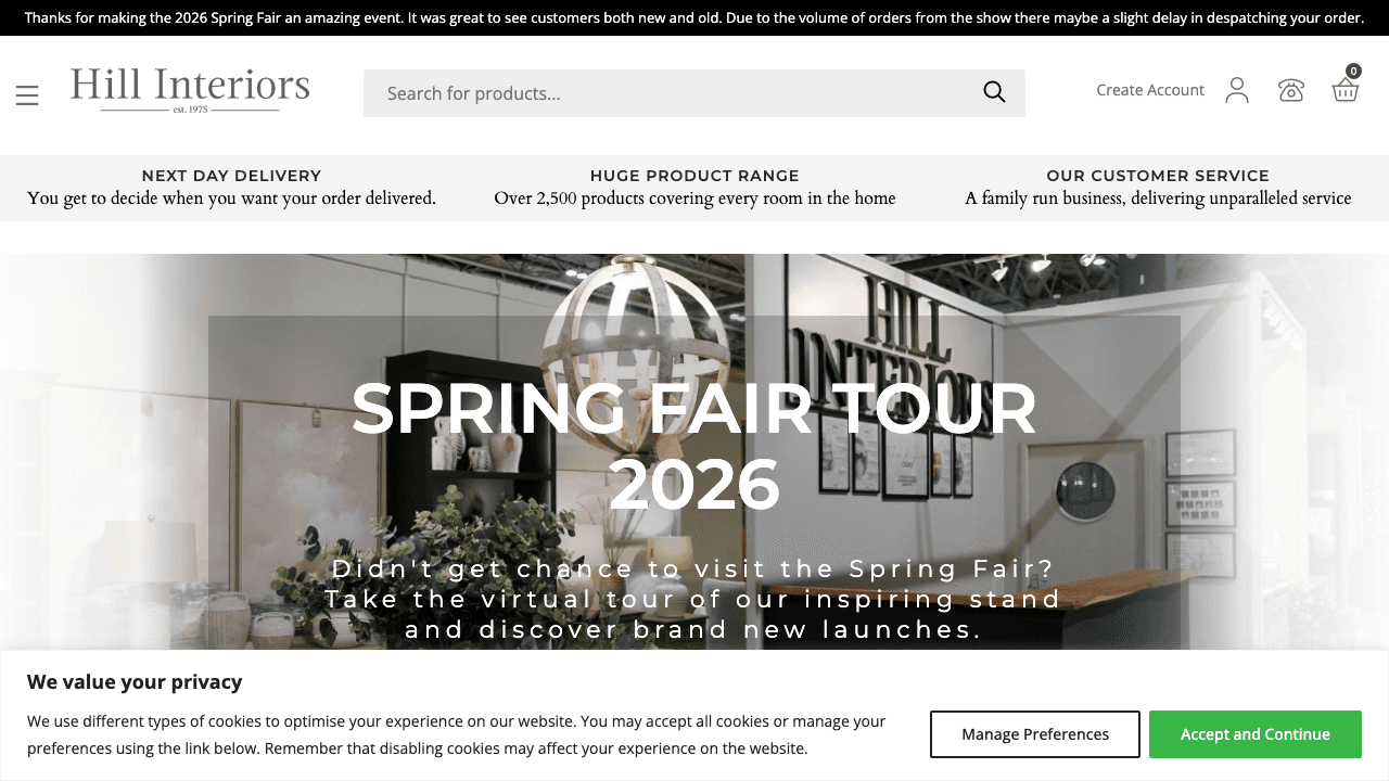 Hill Interiors — Furniture in Bedale