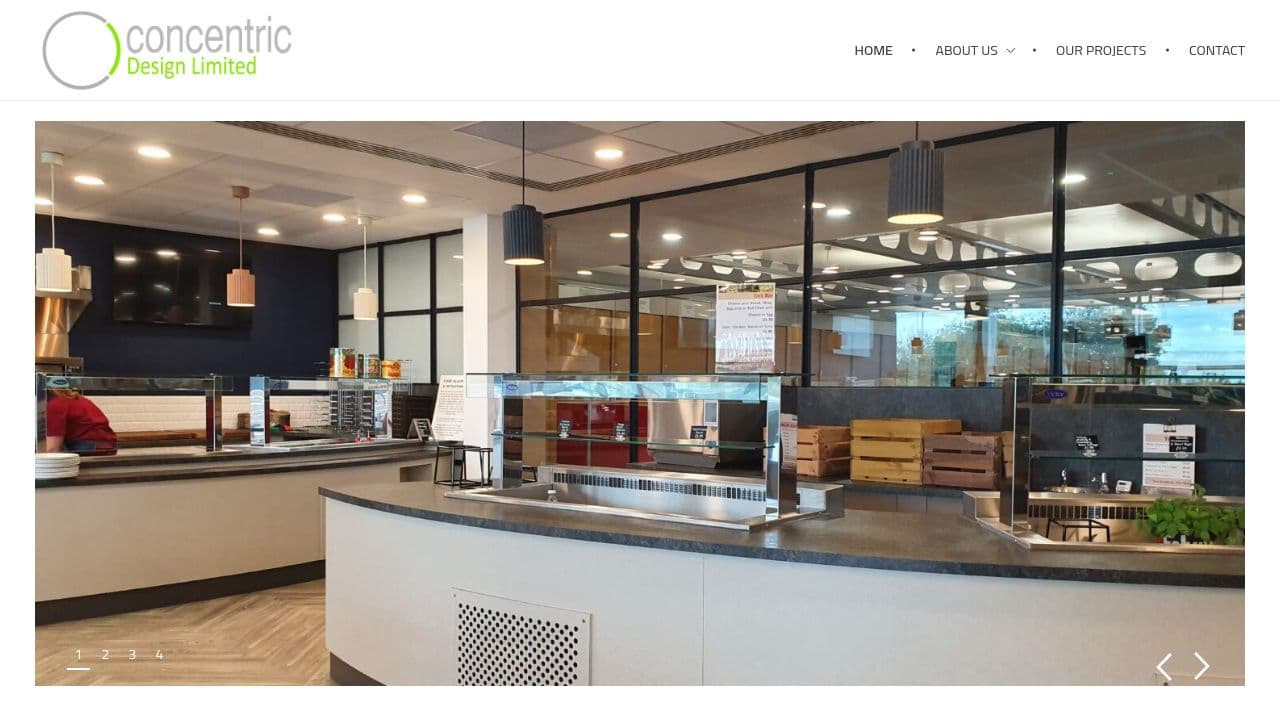 CONCENTRIC DESIGN LIMITED website screenshot
