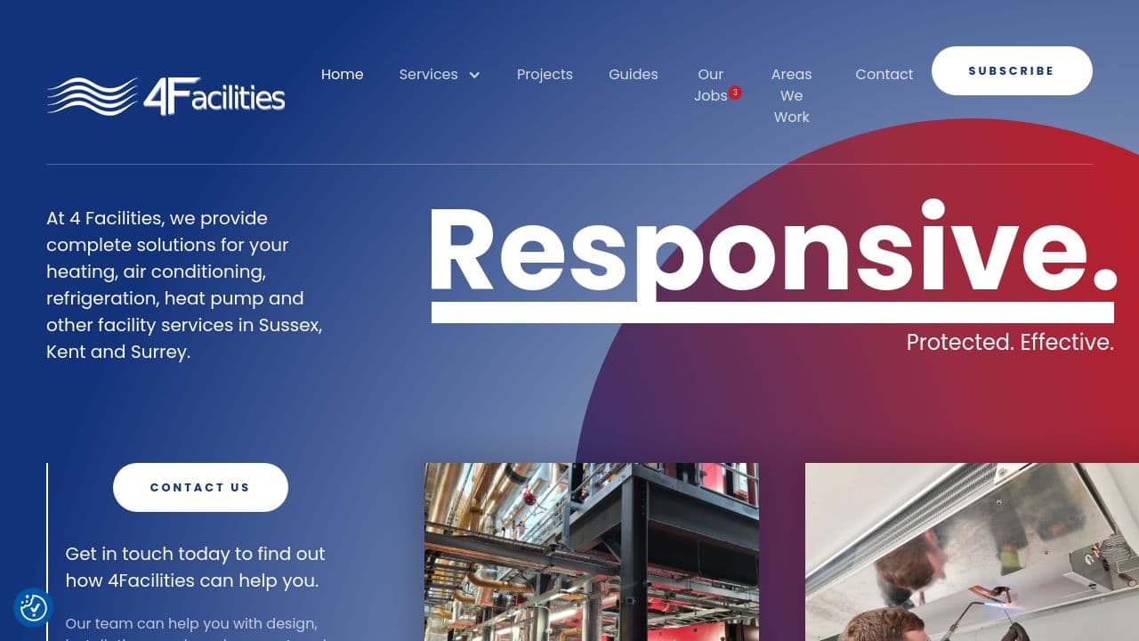 4FACILITIES LIMITED website screenshot