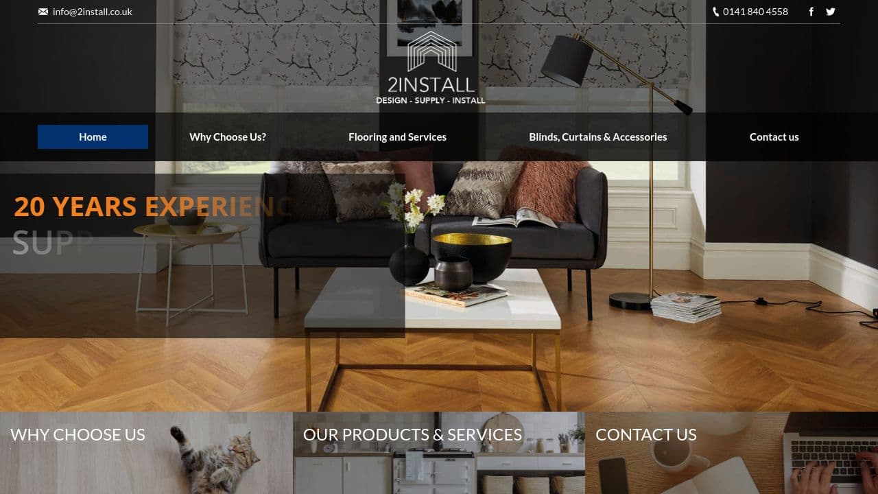 2-INSTALL LTD. website screenshot
