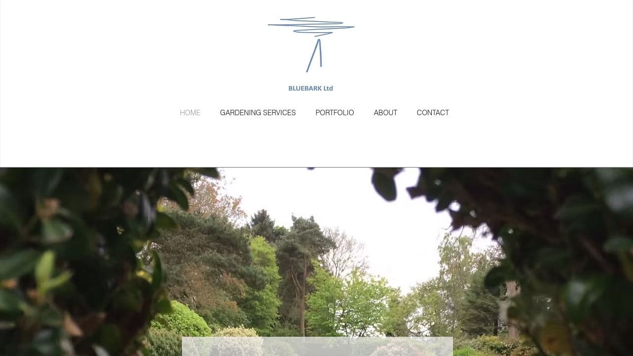 BLUEBARK LTD website screenshot