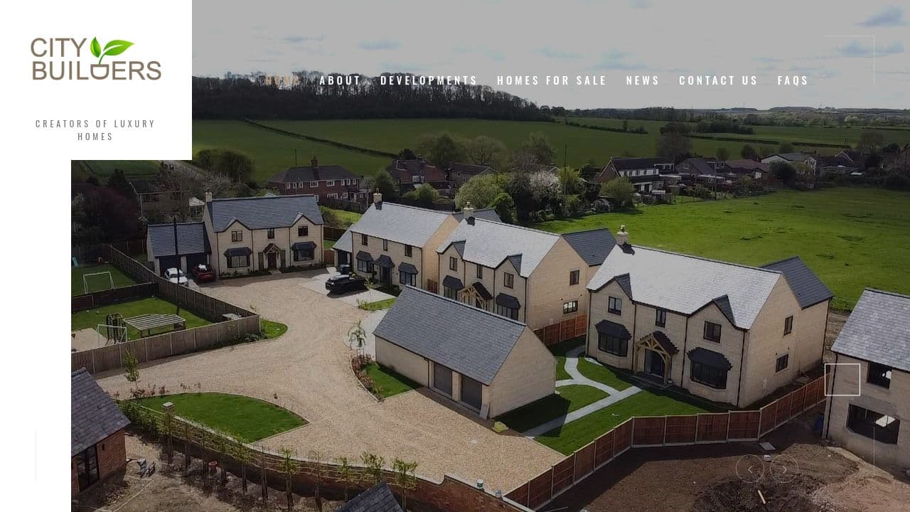 CITY BUILDERS (UK) LTD. website screenshot