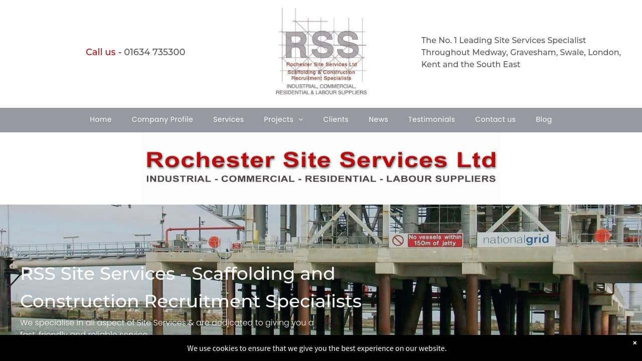 1 J SCAFFOLDING LTD website screenshot