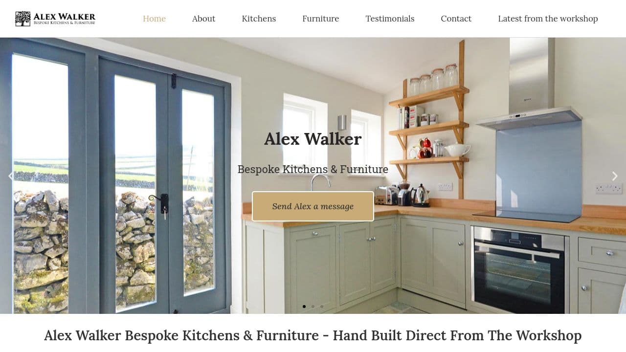 ALEX WALKER KITCHENS LIMITED website screenshot