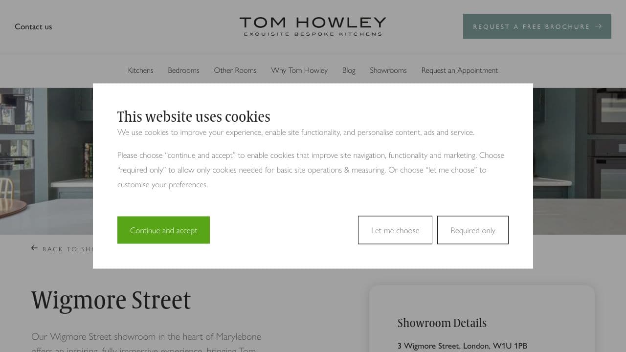 A HOWLEY LIMITED website screenshot