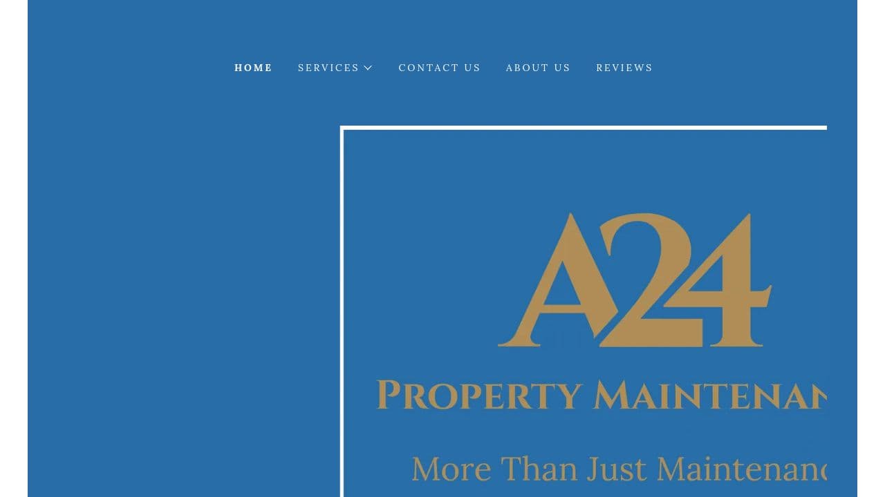 24 PROPERTY MAINTENANCE LIMITED website screenshot
