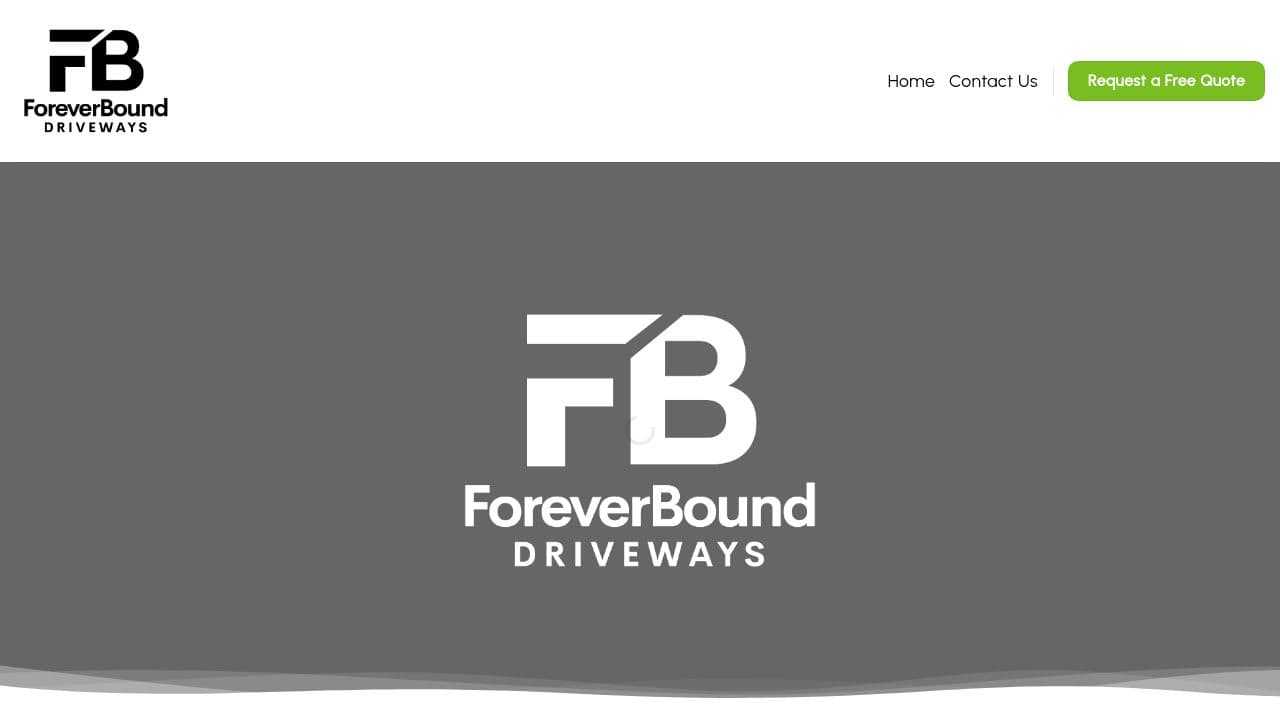 FOREVERBOUND DRIVEWAYS LTD website screenshot