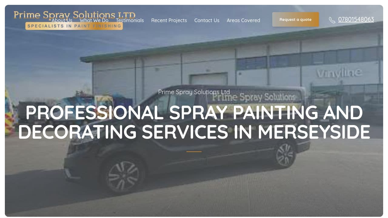 24 SPRAY PAINTING SERVICES LTD website screenshot