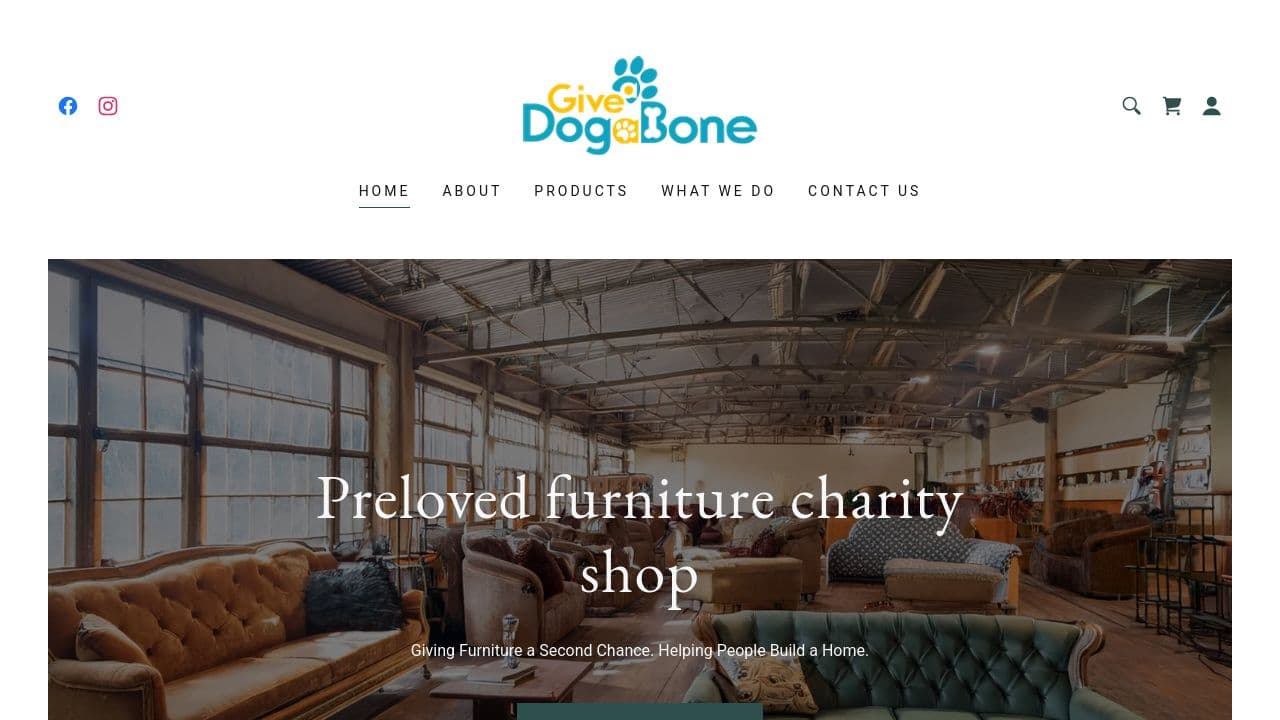GIVE A DOG A BONE SERVICES LIMITED website screenshot