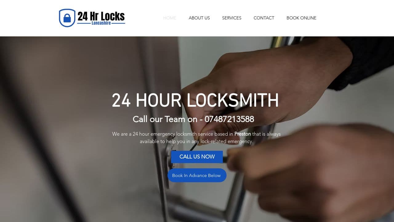 24HRLOCKS LIMITED website screenshot