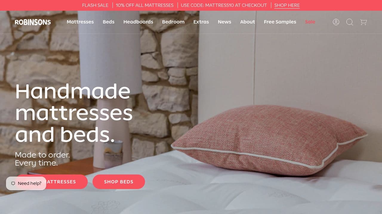 A & M ROBINSON LIMITED website screenshot