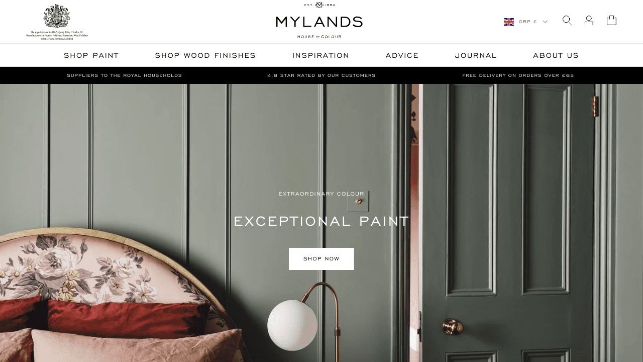Mylands Ltd — Paint & Wallpaper in London