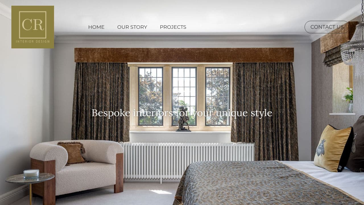 CURTAIN ROOM INTERIOR DESIGN LIMITED website screenshot
