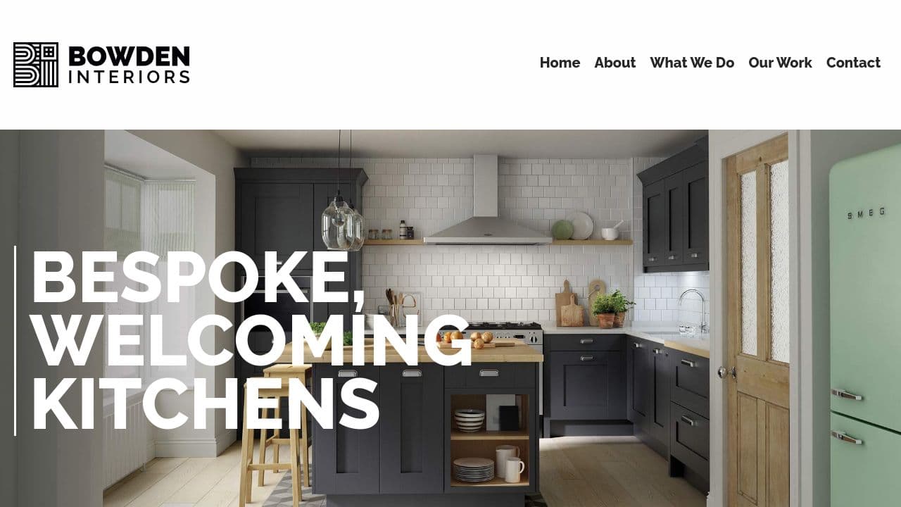 BOWDEN INTERIORS LIMITED website screenshot