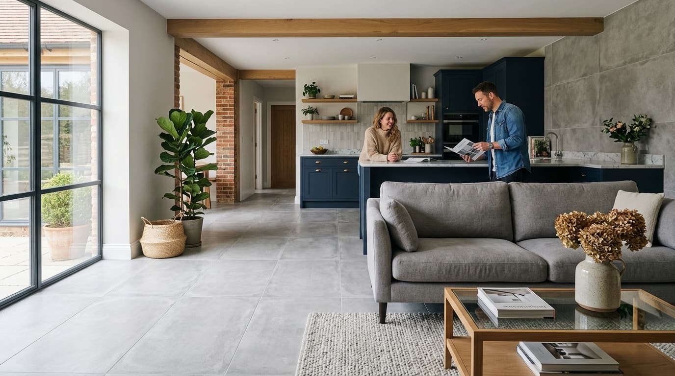 Featured image for Large Format Tiles Guide: Installation, Costs & Expert Tips