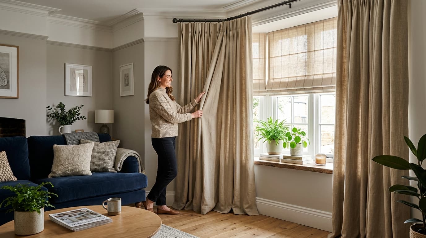 Featured image for Curtains and Blinds Guide UK: Complete Cost Breakdown 2024