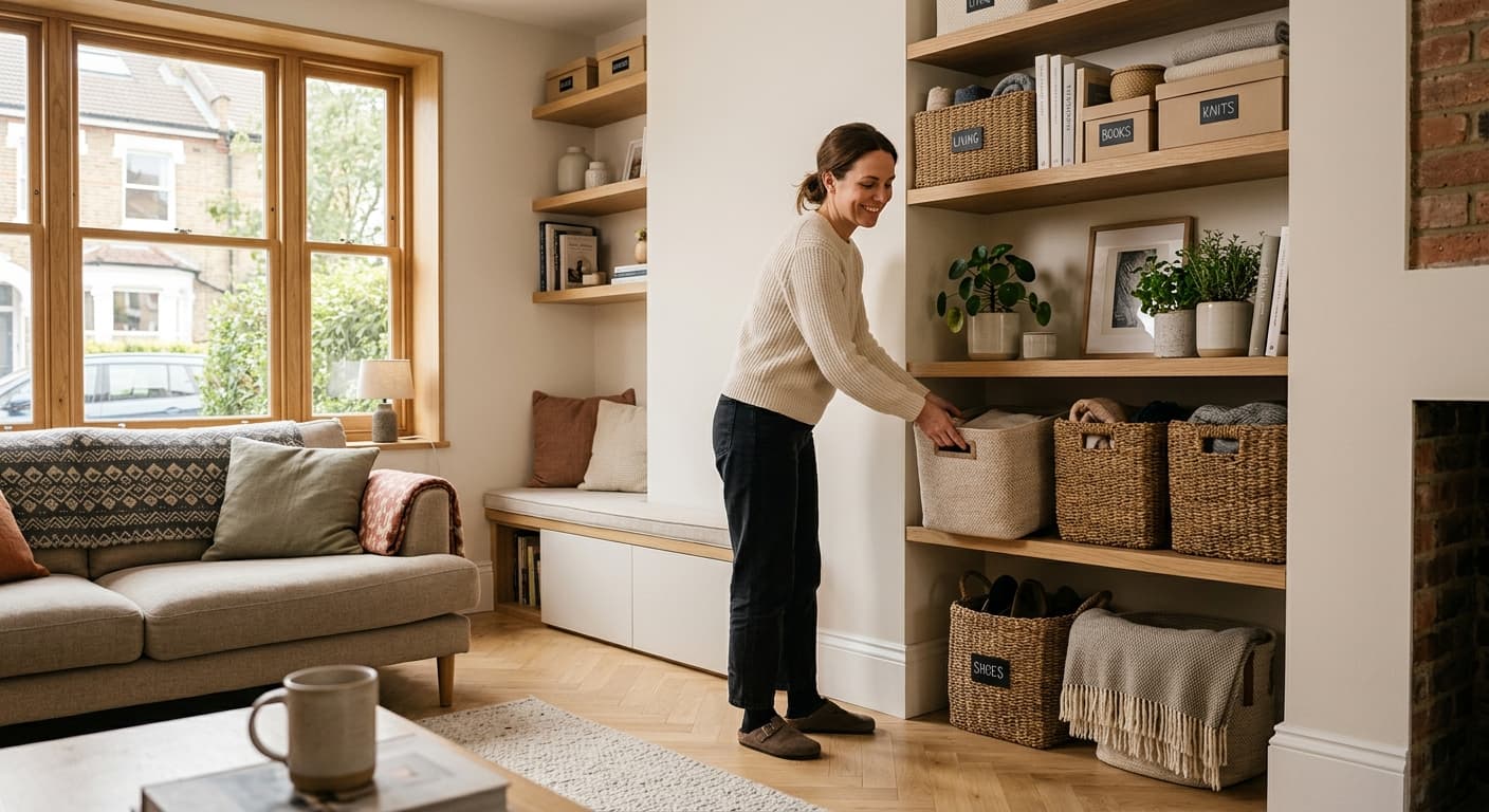 Featured image for Small Home Storage Hacks: UK Trends & Solutions for 2024