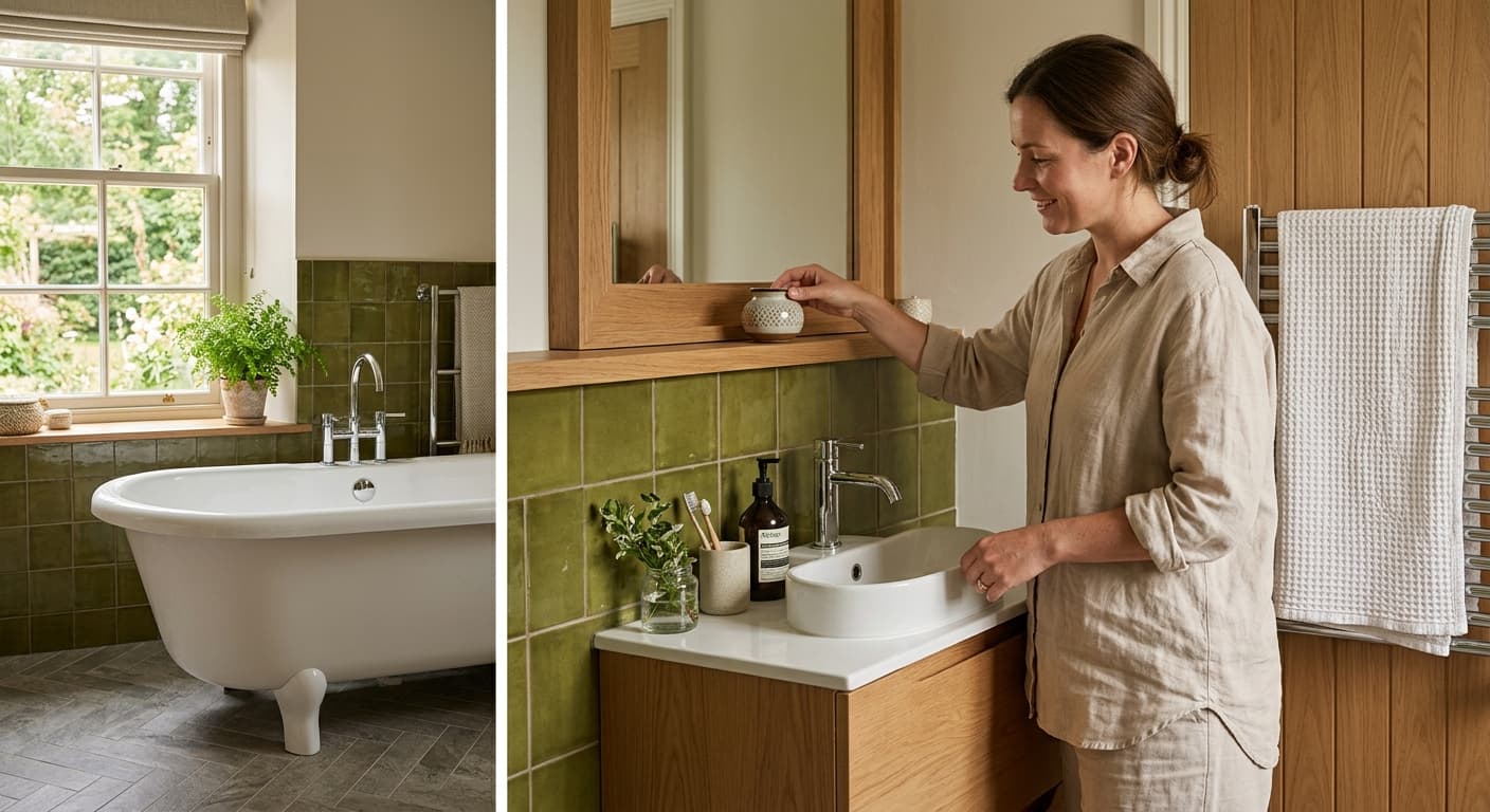 Featured image for Bathroom Tiles UK Guide: Costs, Materials & Expert Tips 2024